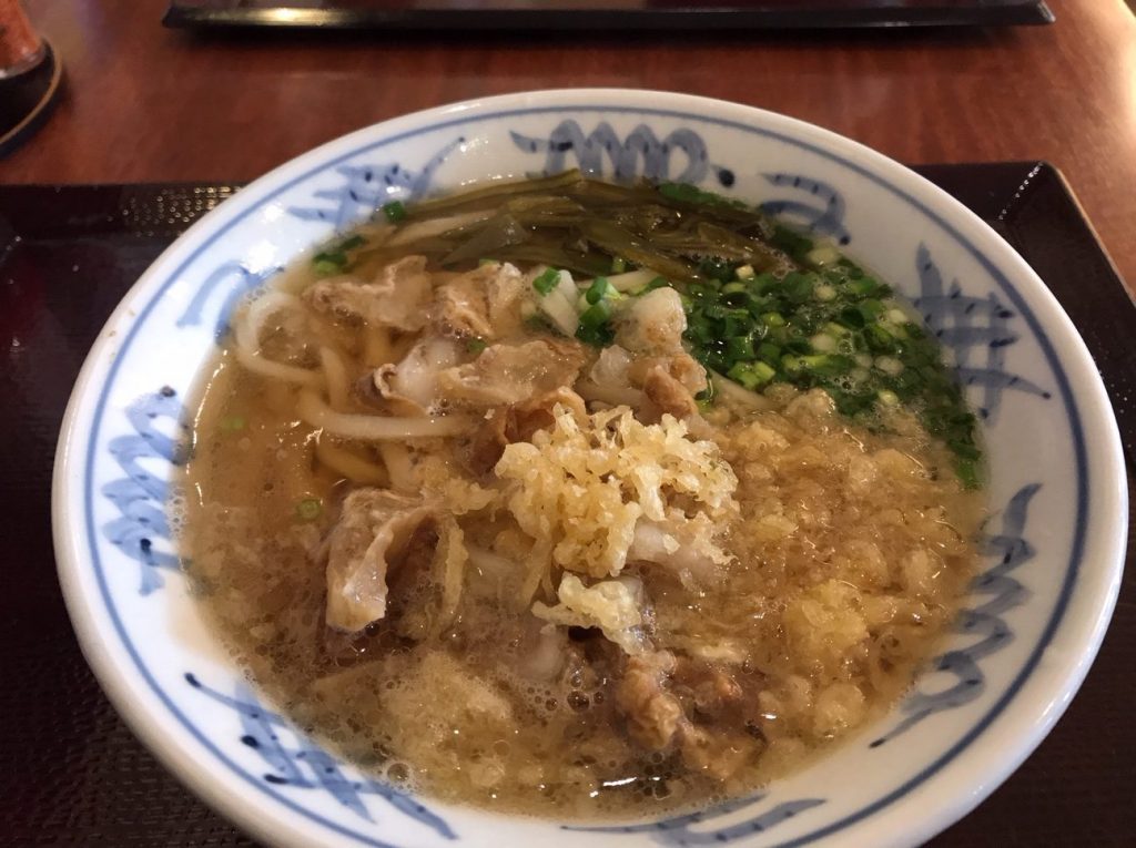 小麦屋のかすうどん