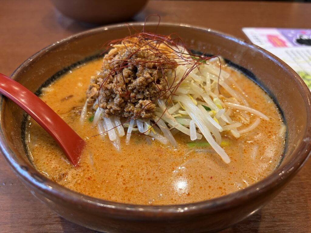 北海道辛味噌ラーメン もやしトッピング